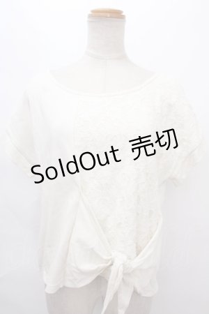 画像: axes femme / レース切替プルオーバー M 生成り Y-24-07-10-052-AX-TO-SZ-ZI