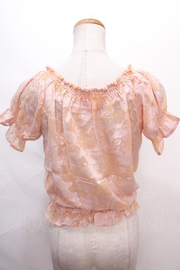 画像2: axes femme POETIQUE / 花柄オパールトップス M アワピンク Y-24-07-13-044-AX-TO-SZ-ZT370 (2)