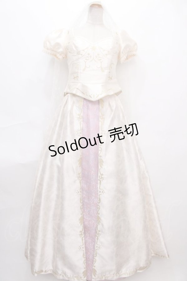 画像1: Secret Honey / Rapunzel From Tangled Wedding White Ever After 2 アイボリー Y-24-07-15-162-CA-OP-SZ-ZY (1)
