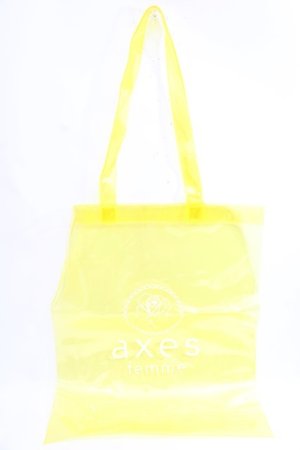 画像: axes femme / ノベルティクリアバッグ  イエロー Y-24-08-01-042-AX-BG-SZ-ZT-K016
