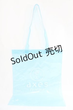 画像: axes femme / クリアトートバッグ  サックス Y-24-08-04-035-AX-BG-SZ-ZY