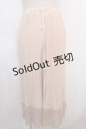 画像: axes femme / プリーツパンツ M アワピンク Y-24-08-07-052-AX-SK-SZ-ZT205