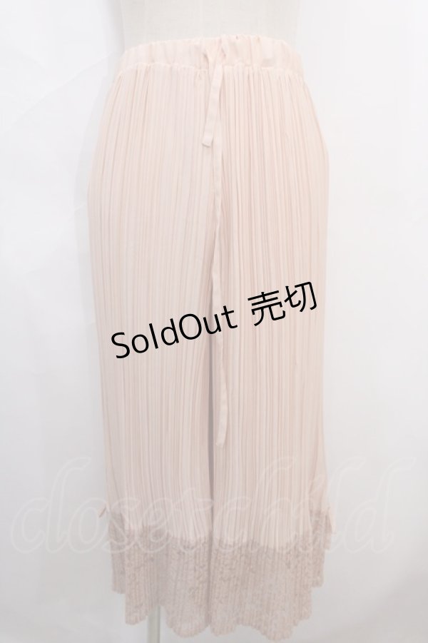 画像1: axes femme / プリーツパンツ M アワピンク Y-24-08-07-052-AX-SK-SZ-ZT205 (1)