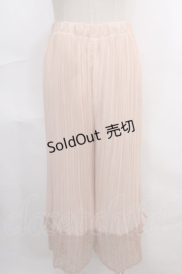 画像2: axes femme / プリーツパンツ M アワピンク Y-24-08-07-052-AX-SK-SZ-ZT205 (2)