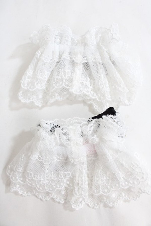 画像2: Angelic Pretty / Princessロゴリボンお袖とめ  クロ Y-24-08-07-007-AP-ZA-SZ-ZY (2)