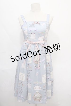 画像: axes femme kawaii / 10thアニバーサリージャンパースカート M サックス Y-24-08-22-079-AX-OP-SZ-OS