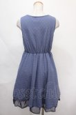 画像2: axes femme / ウエストレースアップワンピース M ブルー Y-24-09-05-074-AX-OP-SZ-ZI (2)