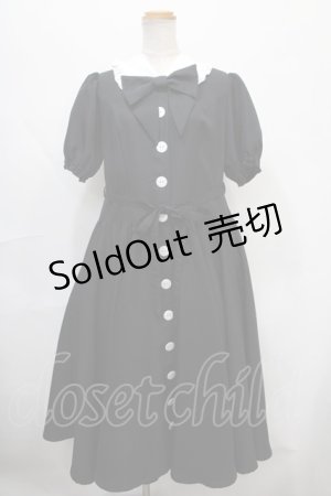 画像: Physical　Drop / レトロワンピース  黒ｘ白 Y-24-09-12-104-LO-OP-AS-ZT352