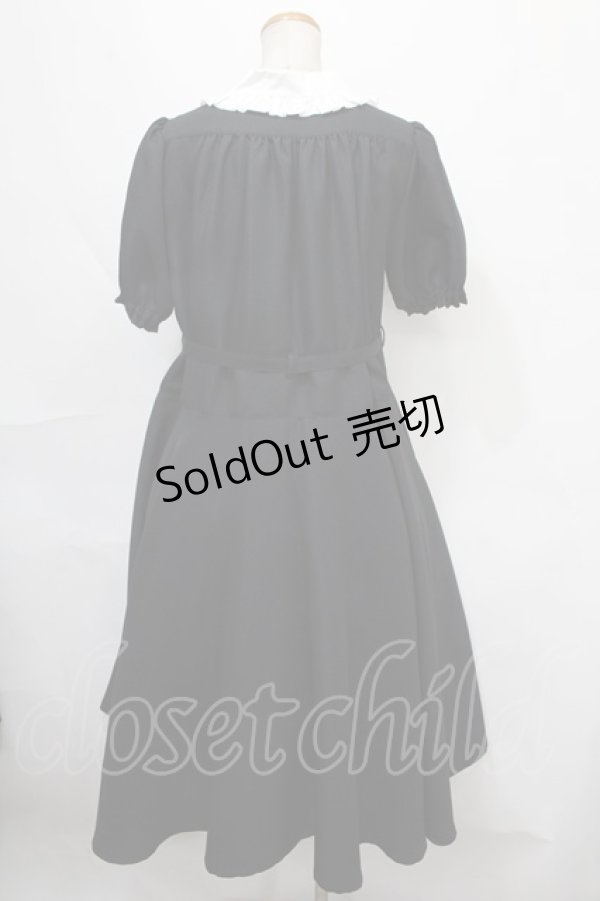 画像2: Physical　Drop / レトロワンピース  黒ｘ白 Y-24-09-12-104-LO-OP-AS-ZT352 (2)