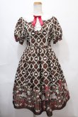 画像1: axes femme kawaii / ベリーフィールズワンピース M ブラウン Y-24-09-12-114-AX-OP-SZ-OS (1)