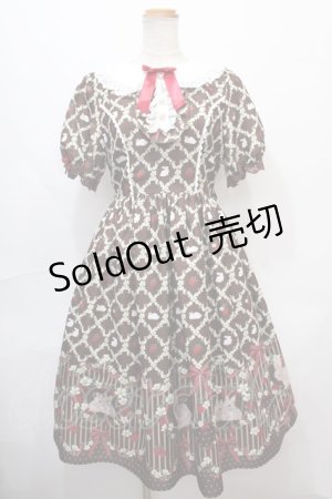 画像: axes femme kawaii / ベリーフィールズワンピース M ブラウン Y-24-09-12-114-AX-OP-SZ-OS