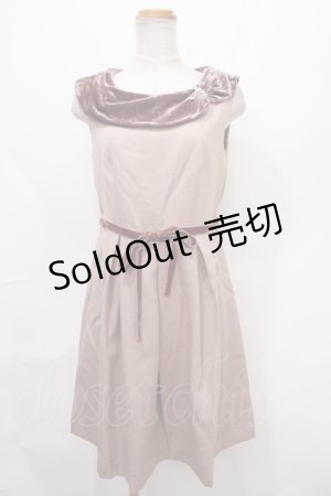 画像: axes femme / ロールカラーワンピース M アワピンク Y-24-09-15-066-AX-OP-SZ-ZI