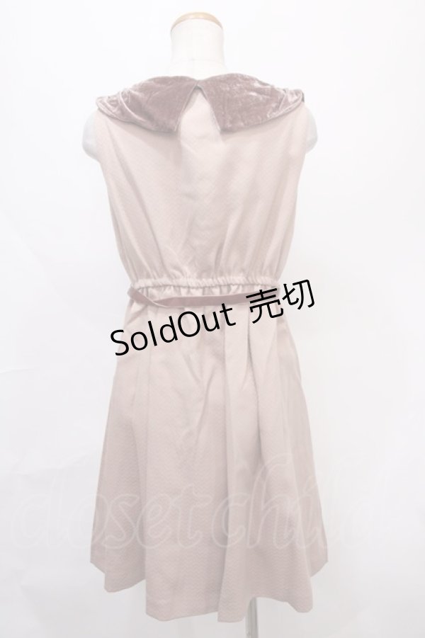画像2: axes femme / ロールカラーワンピース M アワピンク Y-24-09-15-066-AX-OP-SZ-ZI (2)