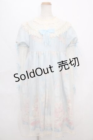 画像: This Time / My First Love ワンピース  サックス Y-24-09-28-095-LO-OP-SZ-ZT350