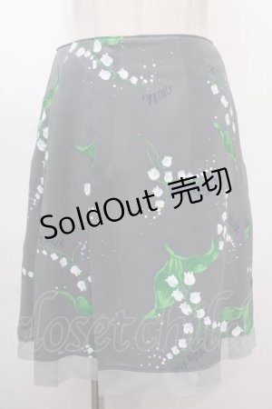 画像: MILK / LilyBellスカート  グレー Y-24-09-28-101-ML-SK-SZ-ZT310