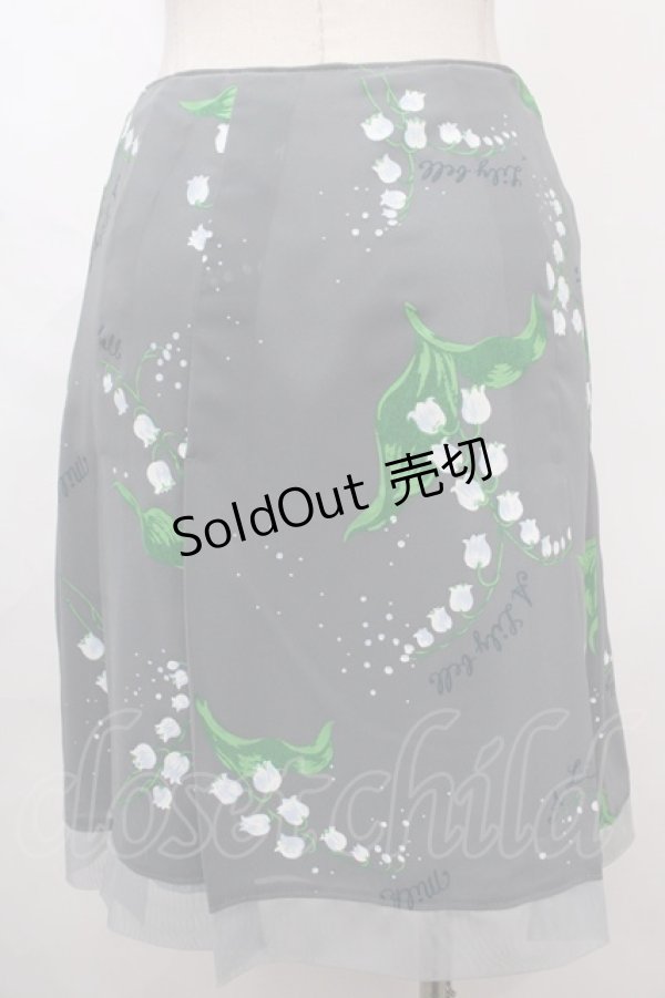画像2: MILK / LilyBellスカート  グレー Y-24-09-28-101-ML-SK-SZ-ZT310 (2)