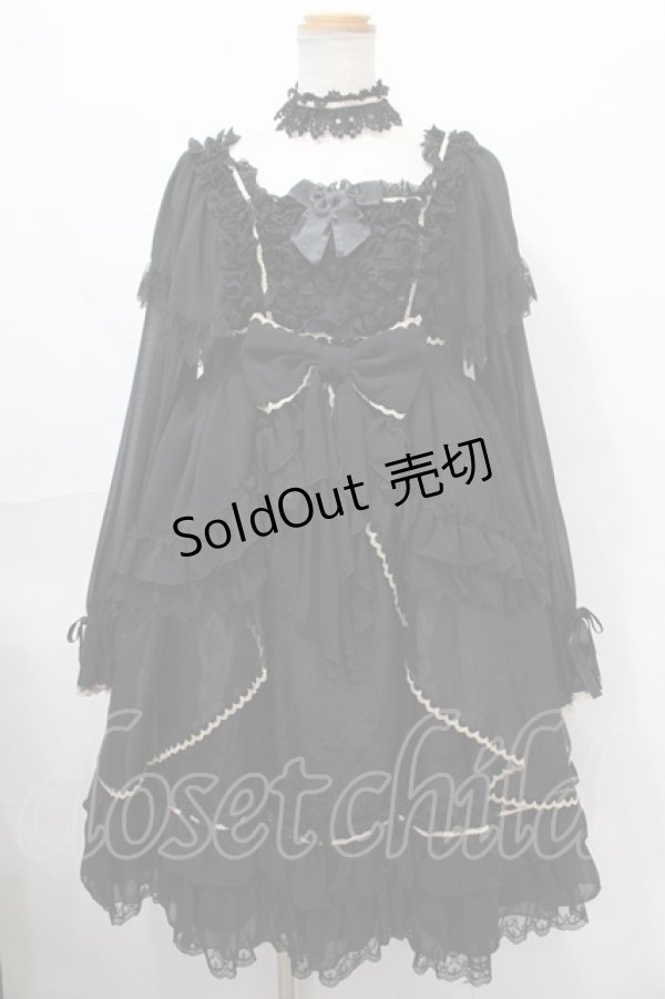 画像1: Angelic Pretty / Airy StellaワンピースSet  黒 Y-24-10-08-105-AP-OP-SZ-ZY (1)