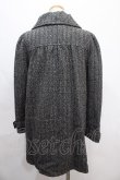 画像2: axes femme / ノーカラーコート M グレー Y-24-10-08-110-AX-CO-SZ-ZT-C007 (2)
