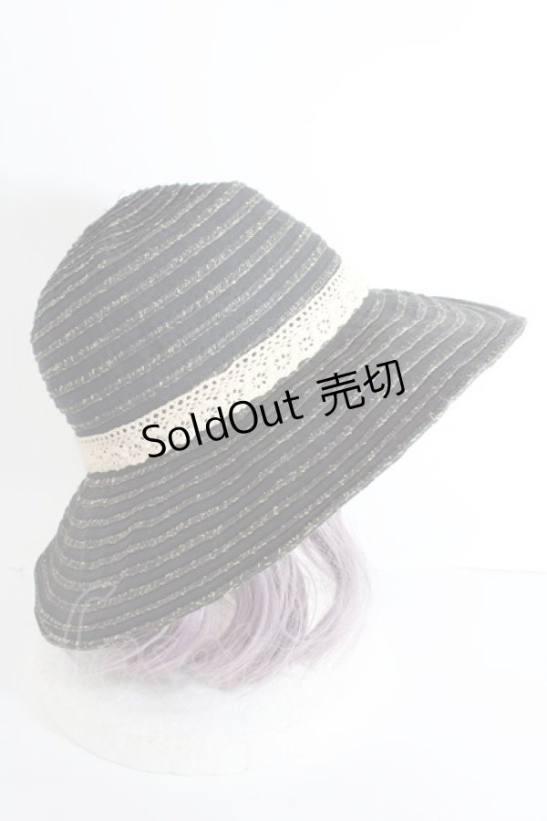 画像4: axes femme / ストローハット  黒×金 Y-24-10-08-022-AX-AC-SZ-ZT308 (4)