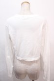 画像2: MILK / MILKショート L.S Tee  白 Y-24-10-19-140-ML-TO-SZ-OS (2)