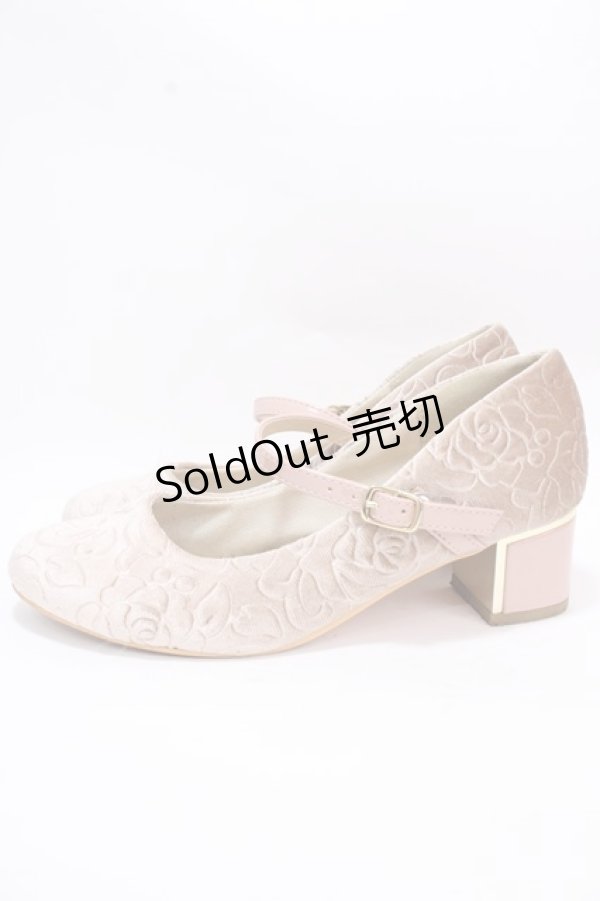 画像2: axes femme / ワンストラップパンプス M ベージュ Y-24-10-25-105-AX-SK-SZ-ZT-K003 (2)