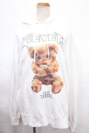 画像: MILKBOY / NEVER SAY NEVERパーカー XL ホワイト Y-24-11-06-072-MB-TO-SZ-ZT254
