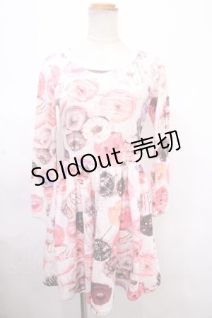画像: MILK / DONUTカットワンピース  ストロベリー Y-24-11-06-074-ML-OP-SZ-ZY