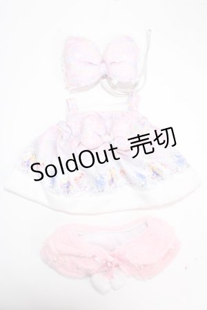 画像: Angelic Pretty / Fairy Seasonディズニープリンセス ユニベアシティぬいぐるみ専用コスチューム  ピンク Y-24-11-06-016-AP-ZA-SZ-ZY