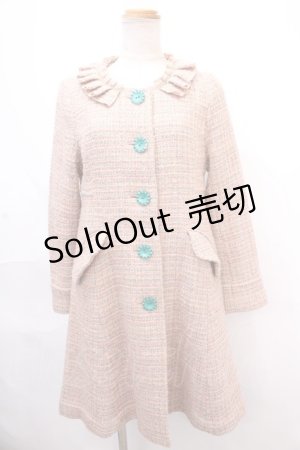 画像: Emily Temple cute / ツイードコート  ピンク Y-24-11-13-045-ET-CO-AS-ZT-C059