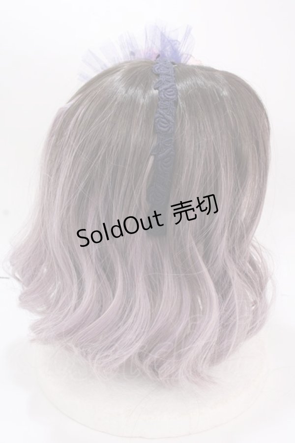 画像4: Angelic Pretty / Classic Rose Dollカチューシャ  ネイビー Y-24-11-18-076-AP-AC-SZ-ZY (4)