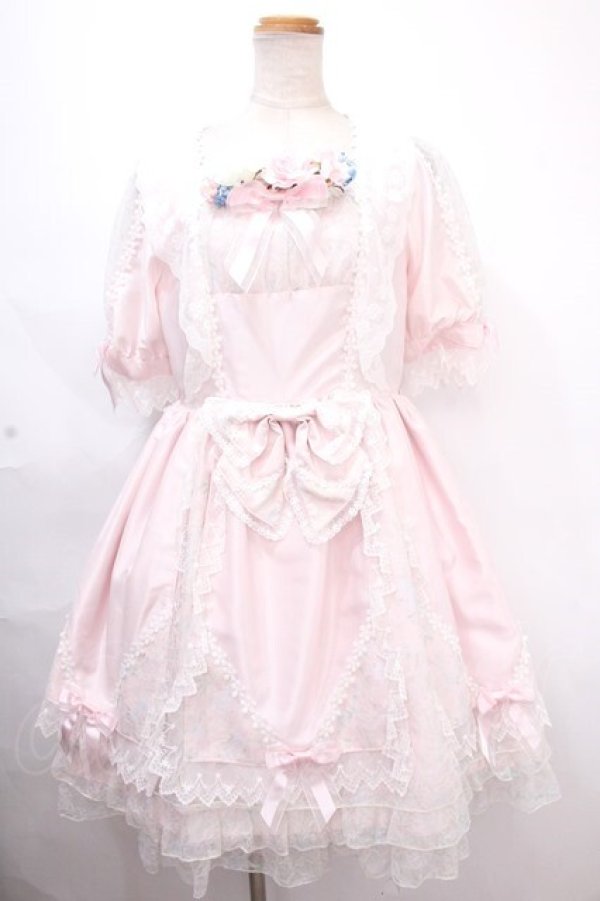 画像1: BABY,THE STARS SHINE BRIGHT / Fantasy Flower Princessワンピース  ピンク Y-24-11-18-176-BA-OP-SZ-ZS (1)