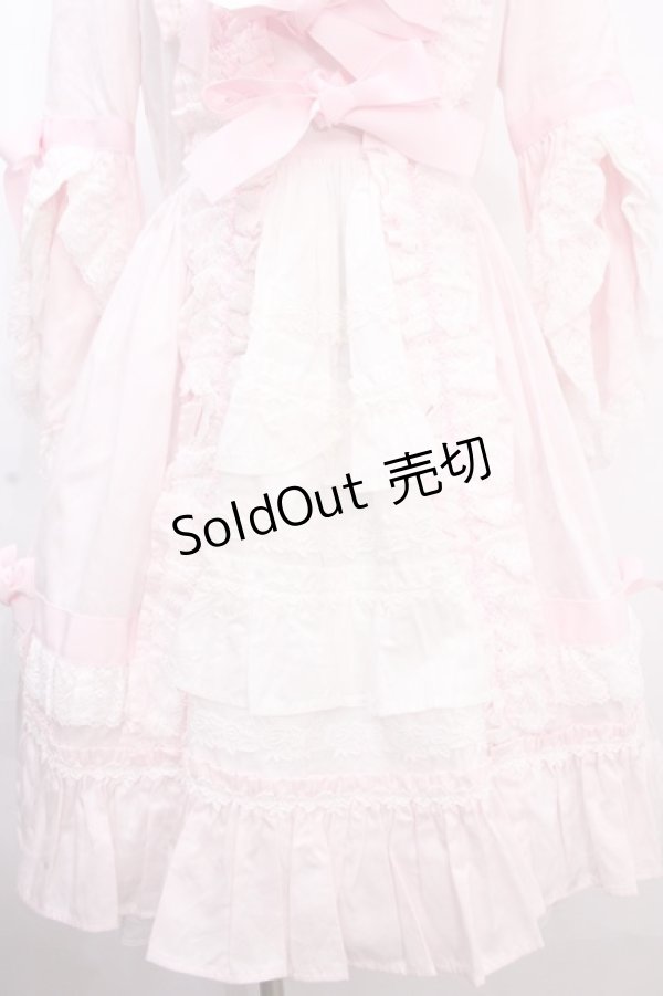 画像4: BABY,THE STARS SHINE BRIGHT / ローブ・ア・ラ・フランセーズワンピース&ヘッドドレス  ピンク Y-24-11-18-177-BA-OP-SZ-ZY (4)