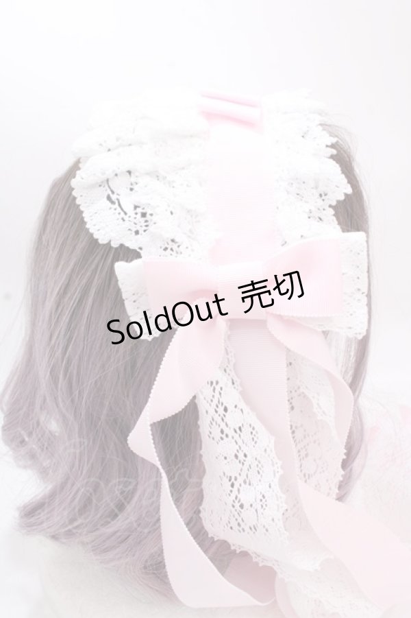 画像10: BABY,THE STARS SHINE BRIGHT / ローブ・ア・ラ・フランセーズワンピース&ヘッドドレス  ピンク Y-24-11-18-177-BA-OP-SZ-ZY (10)