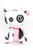 画像1: NieR Clothing / NieRちゃんぬいぐるみ【牛さん着ぐるみ】  白×黒 Y-24-11-18-050-PU-ZA-SZ-ZT-K008 (1)
