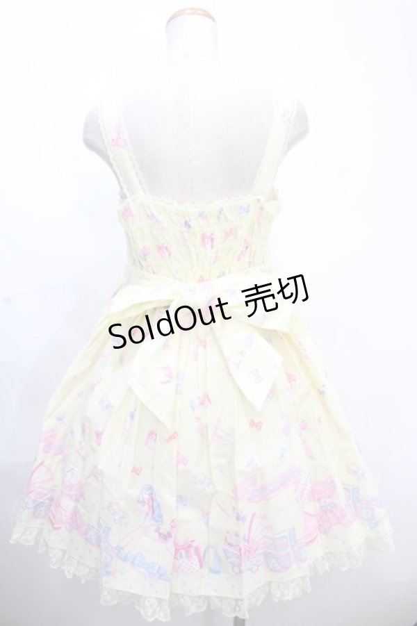 画像2: Angelic Pretty / Dreamyベビールームジャンパースカート  イエロー Y-24-11-25-090-AP-OP-SZ-ZY (2)