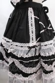 画像4: Angelic Pretty / Heart胸あて付スカート(無地)  黒 Y-24-11-25-096-AP-SK-SZ-ZS (4)
