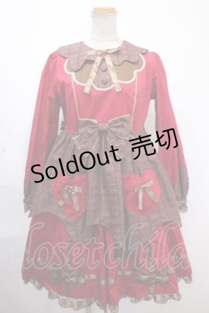 画像: Angelic Pretty / Dreamyショコラティエワンピース  赤 Y-24-11-25-103-AP-OP-AS-ZY