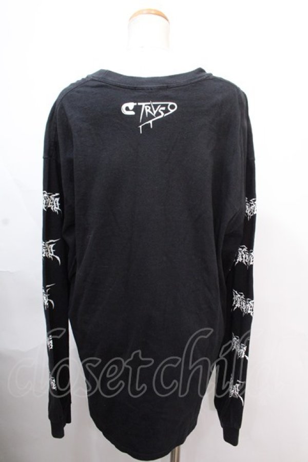画像2: TRAVAS TOKYO / Metal bear L/S Tee/メタルクマロングTシャツカットソー F ブラック Y-24-11-30-055-PU-TO-SZ-ZS (2)