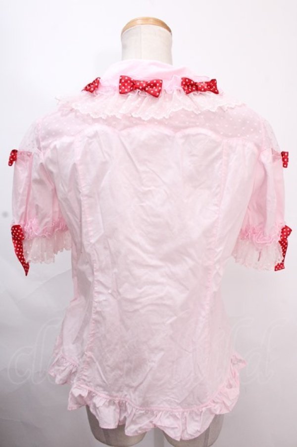 画像2: Angelic Pretty / Dreamy Dolce Ribbonブラウス  ピンク Y-24-11-30-070-AP-BL-SZ-ZS (2)