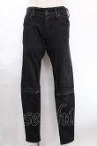 画像1: CIVARIZE / スーパーストレッチニーZIPコーティングスキニーパンツ 42 ブラック Y-24-11-30-159-GO-PA-SZ-ZS (1)