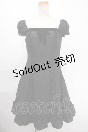 画像: Moi-meme-Moitie / ドットフリルワンピース 2 ブラック Y-24-12-05-133-MO-OP-SZ-ZY