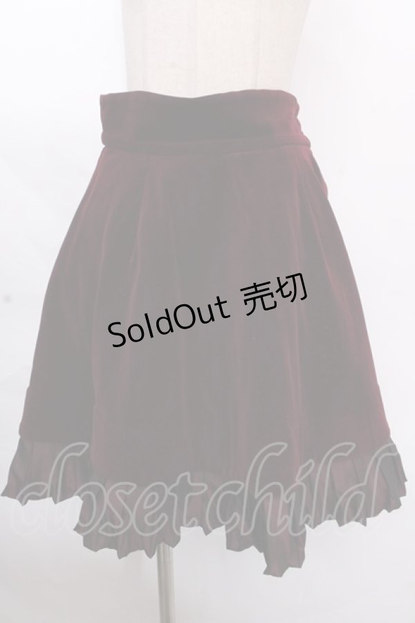 画像1: Jane Marple / 別珍スカート M ワイン Y-24-12-05-167-JM-SK-SZ-ZT102 (1)