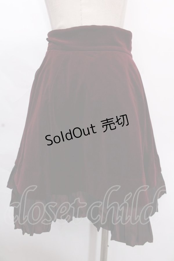 画像2: Jane Marple / 別珍スカート M ワイン Y-24-12-05-167-JM-SK-SZ-ZT102 (2)