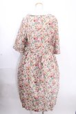 画像2: Jane Marple Dans Le Salon / Heirloom Flower embroideryカラードレス M アイボリー Y-24-12-09-048-JM-OP-SZ-ZY (2)