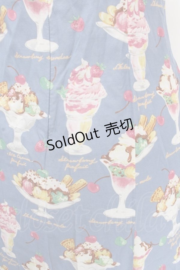 画像3: Jane Marple /Sweet & Coolフリルカラーワンピース  ブルーグレイ Y-24-12-09-053-JM-OP-SZ-ZI (3)