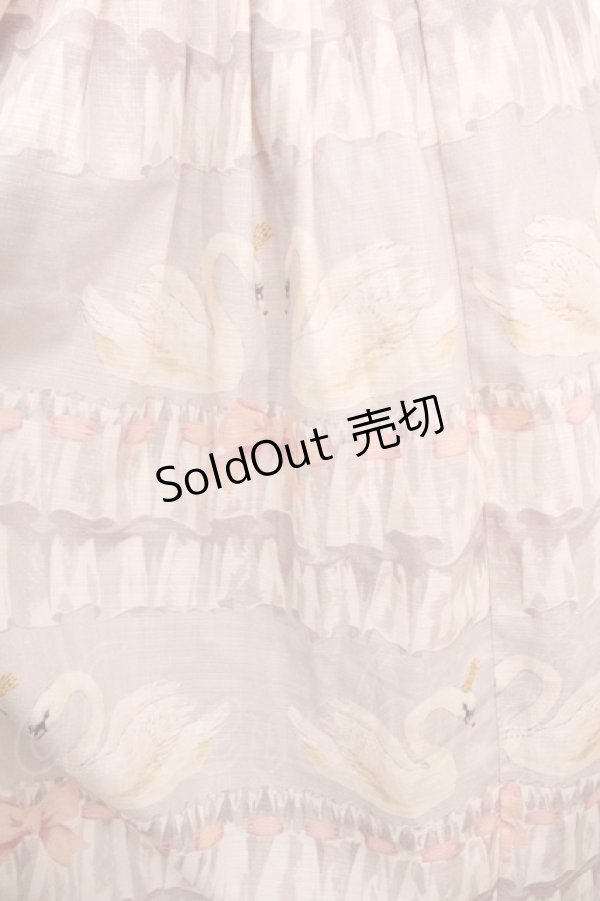 画像3: Leur Getter /Ruffle Swanノースリーブワンピース M グレー Y-24-12-09-008-LU-OP-SZ-ZY (3)