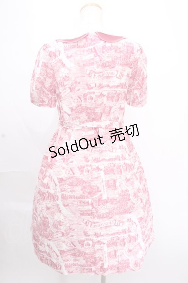 画像2: Jane Marple /Map of STMMワンピース  ピンク Y-24-12-09-092-JM-OP-AS-ZI (2)