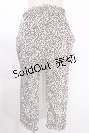 画像: 【SALE】Candy Stripper / レオパードサルエルパンツ 2 ベージュ Y-24-12-09-110-PU-PA-SZ-ZT322