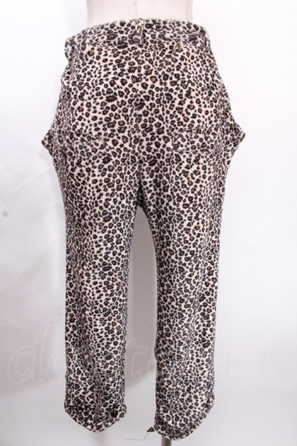 画像2: Candy Stripper / レオパードサルエルパンツ 2 ベージュ Y-24-12-09-110-PU-PA-SZ-ZT322 (2)