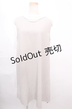 画像: axes femme / パール使いノースリーブワンピース M グレー Y-24-12-12-077-AX-OP-SZ-OS